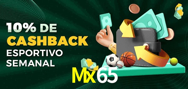 10% de bônus de cashback na Mx65